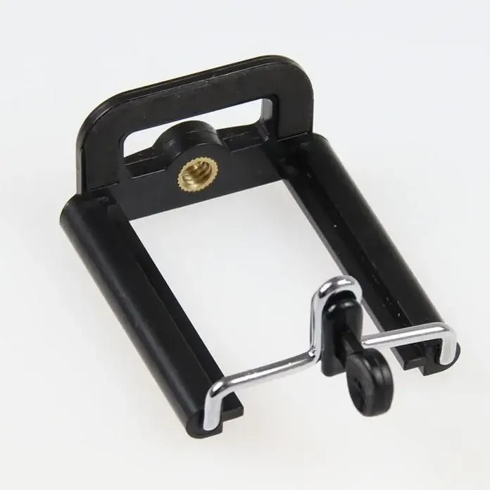 Universal Mobile Phone Clip Holder Mount Bracket Adapter for Smartphone Camera Cell Phone Tripod Stand Mount Adapter Monopod