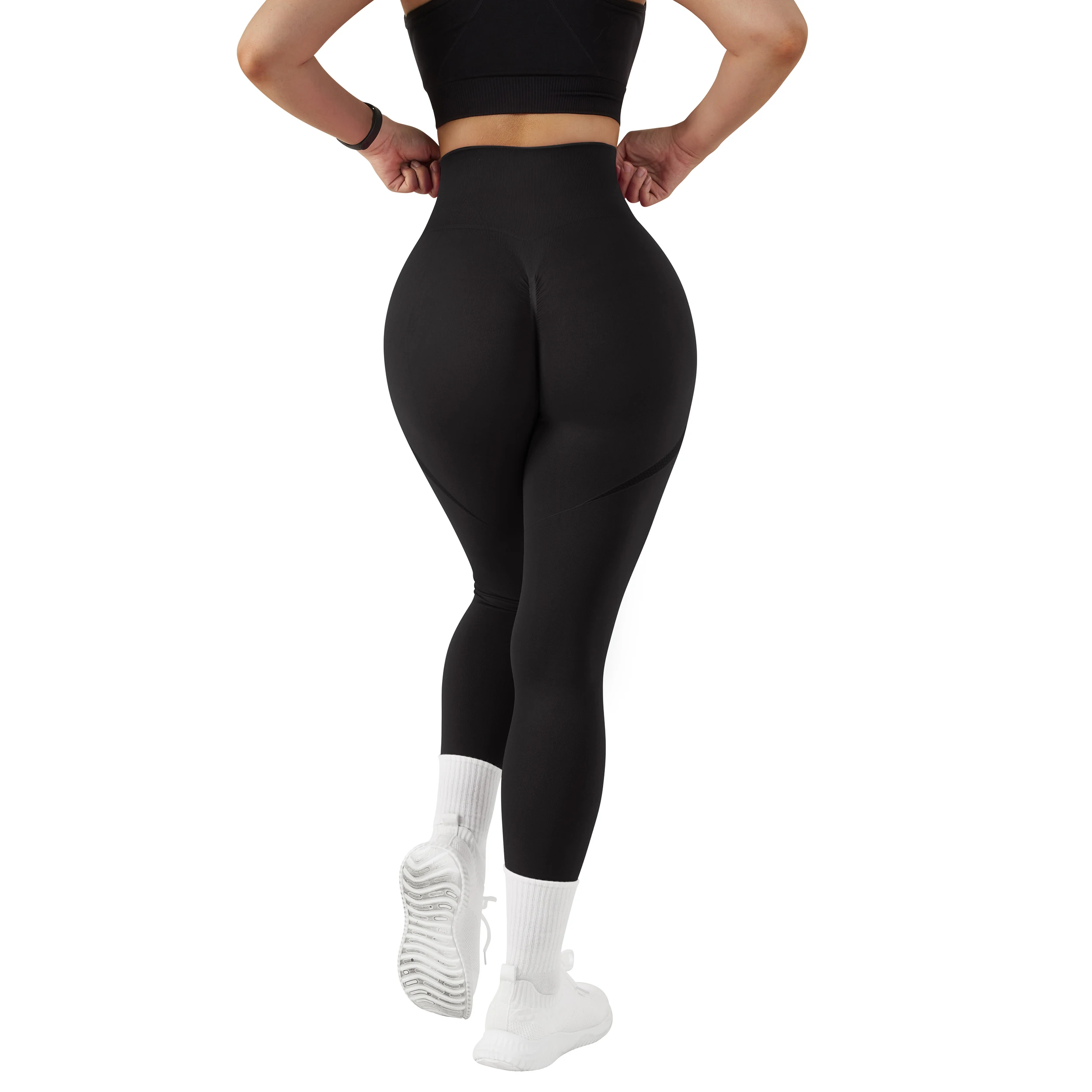 Leggings da palestra senza cuciture pantaloni da Yoga da donna Sexy vita alta bottino sollevamento Leggings sportivi abbigliamento donna Fitness