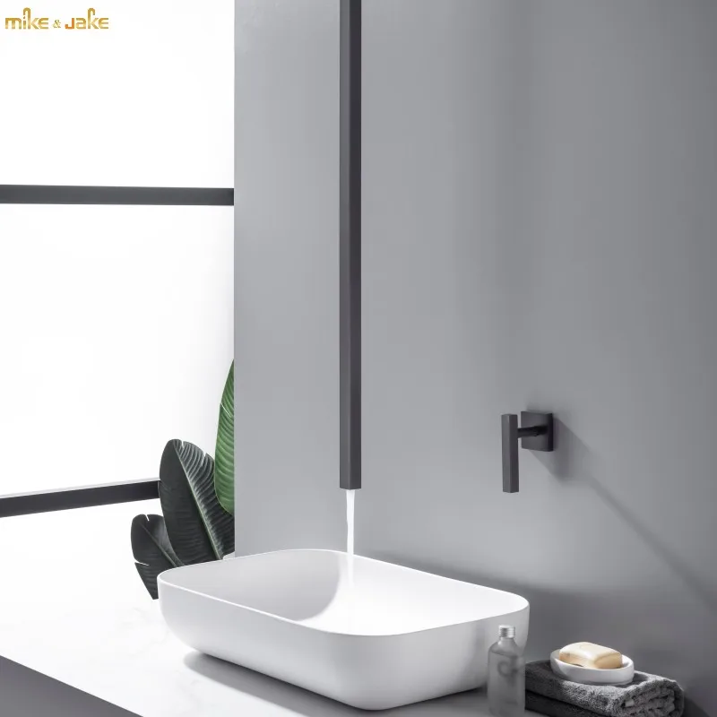 Bathroom ceiling tap 1.6 meter top square Ceiling faucet water style bathroom mixer hot and cold ceiling water tap