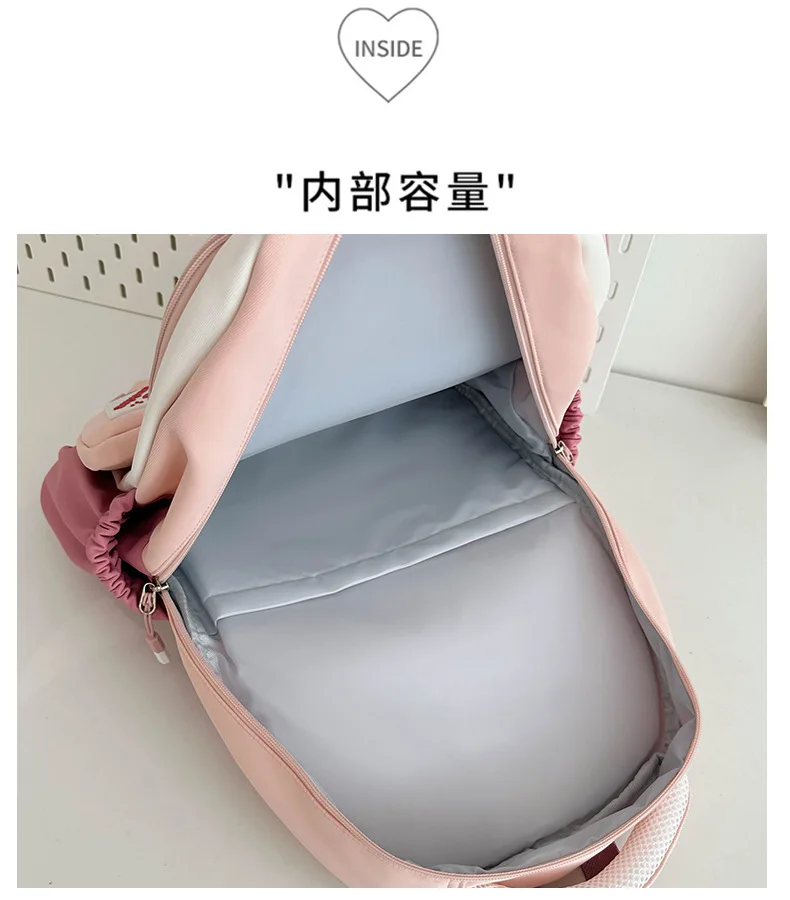 school bag Kids backpack water proof Preschool Ages 6-18 Spine protection Reduce the burden Large capacity
