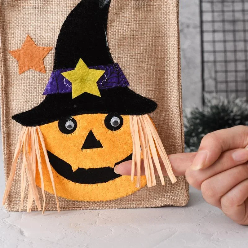 Nuovo regalo di Halloween borsa Non tessuta borsa di caramelle Ghost Festival borsa di zucca decorazione Prop sacchetto regalo