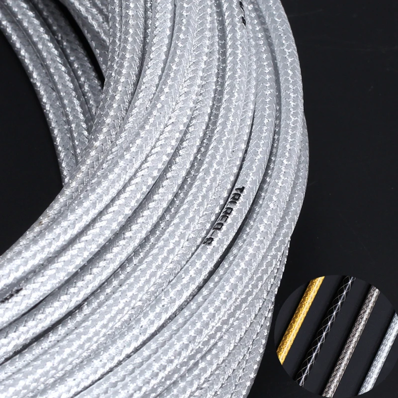Cable de cambio de freno de bicicleta de 3m y 5mm, tubo de línea tejido para sistemas de cambio y frenado de bicicleta de montaña y carretera