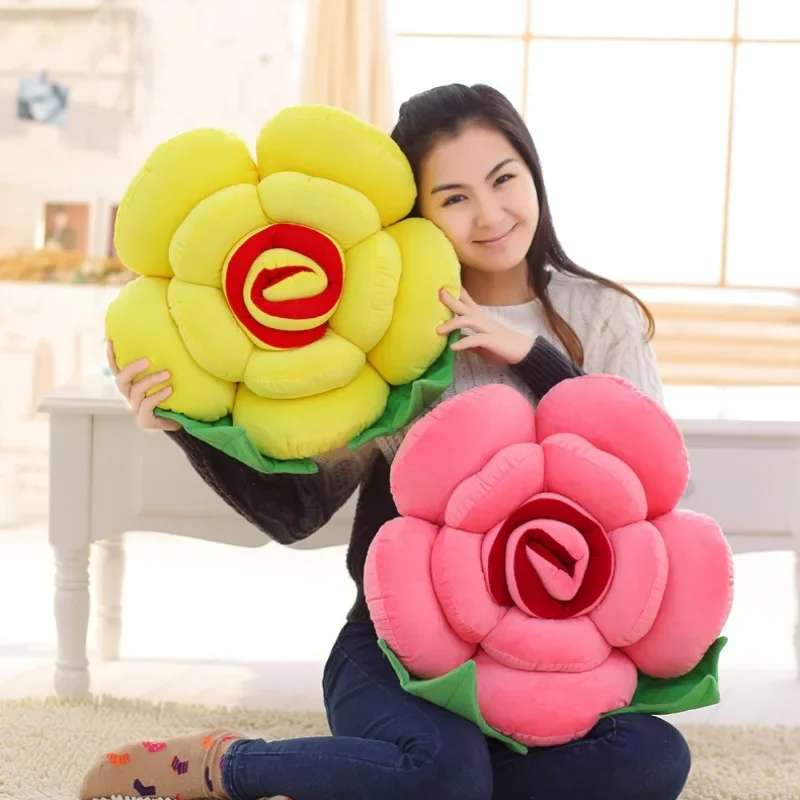 Cuscino rosa, cuscino giocattolo in peluche rosa, cuscino del sedile, cuscini regalo di San Valentino per ragazza per cuscino da pavimento della camera da letto