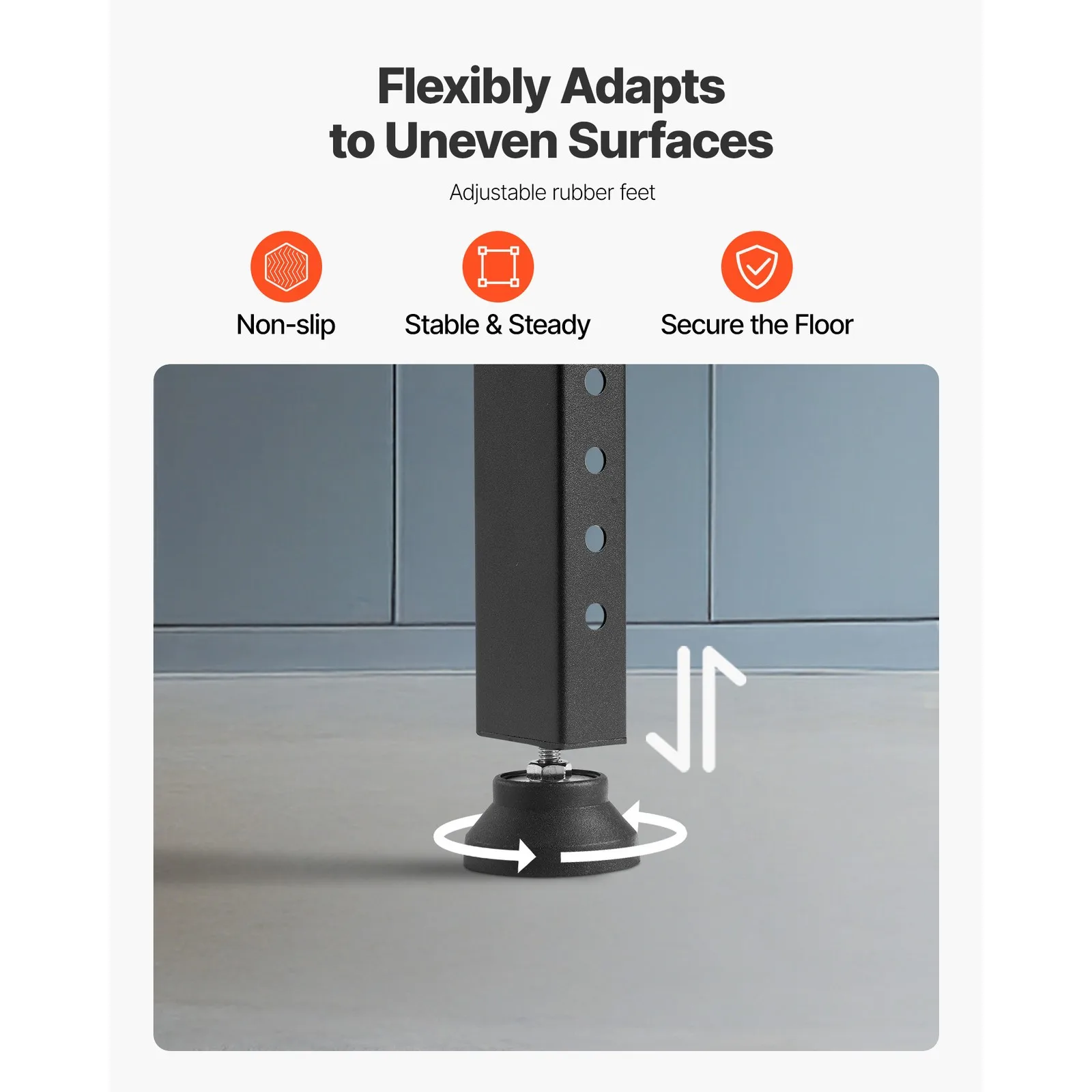 Uimoso Adjustable Height Workbench 61"L x 20"W Work Bench Table w/ Power Outlets