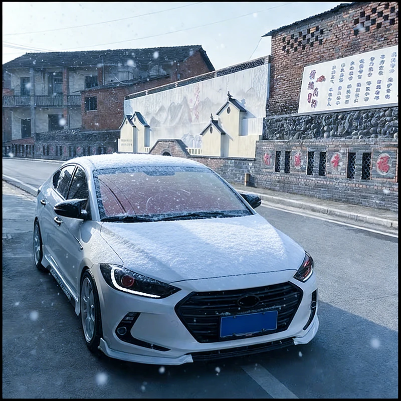 

For Hyundai i30 2017-2019 Rearview Mirror Cover Caps Trim Decorative Frame Car Styling Auto Parts Accessories