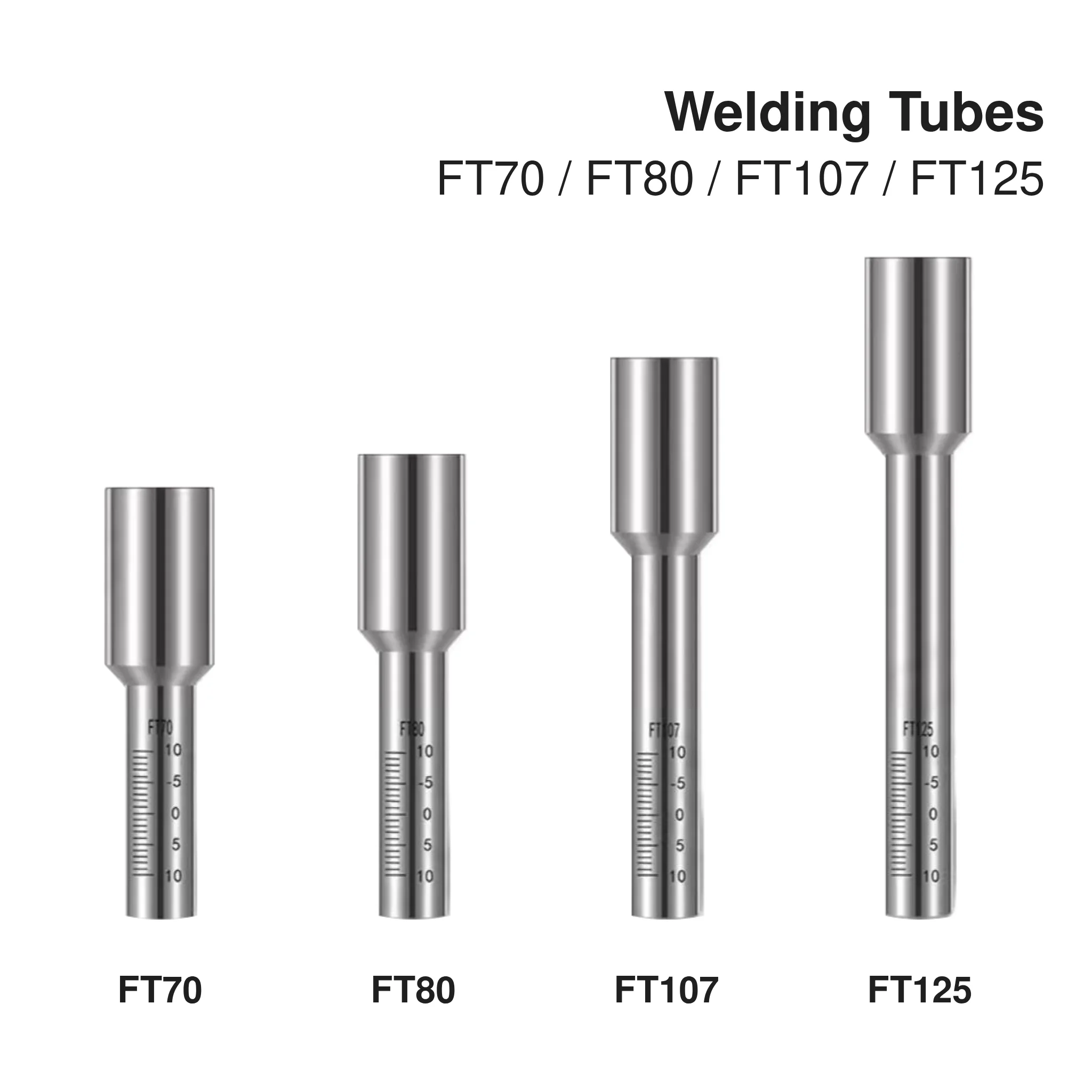 Laser Welding Graduated Focusing Tube FT70 FT80 FT107 FT125 for 20S 20T 21S 21T 23S 23T Heads with Qilin Adapter Options