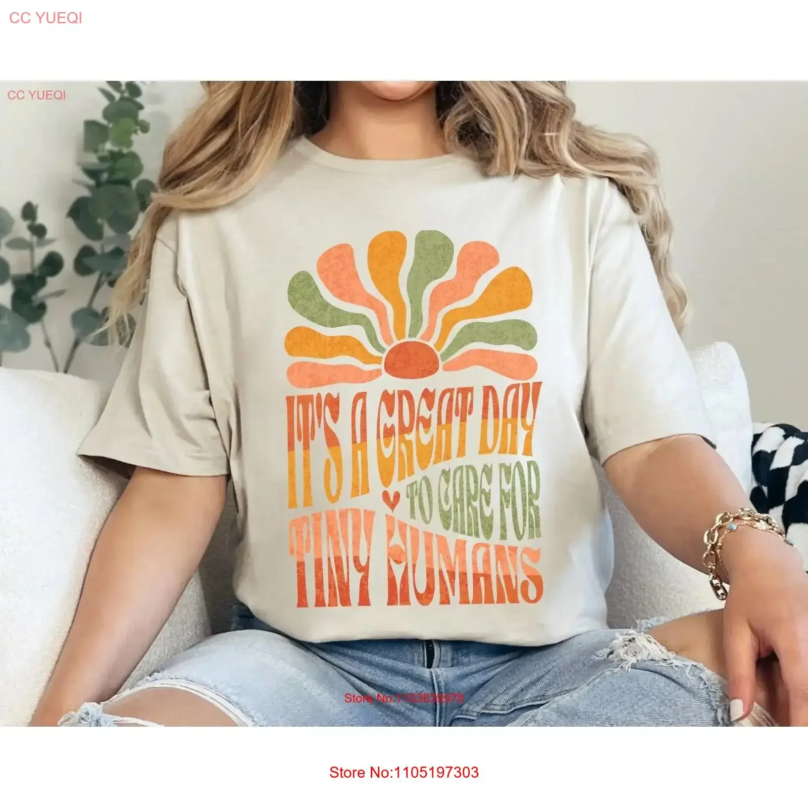 Retro NICU Nurse T Shirt Vintage Flower Neonatal Floral Intensive Care Unit Nursing Tiny Humans for vintage Washed Stylish