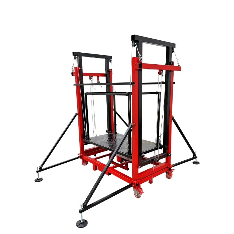 

Electric scaffolding mobile folding lifting platform remote control lift decoration automatic hoist