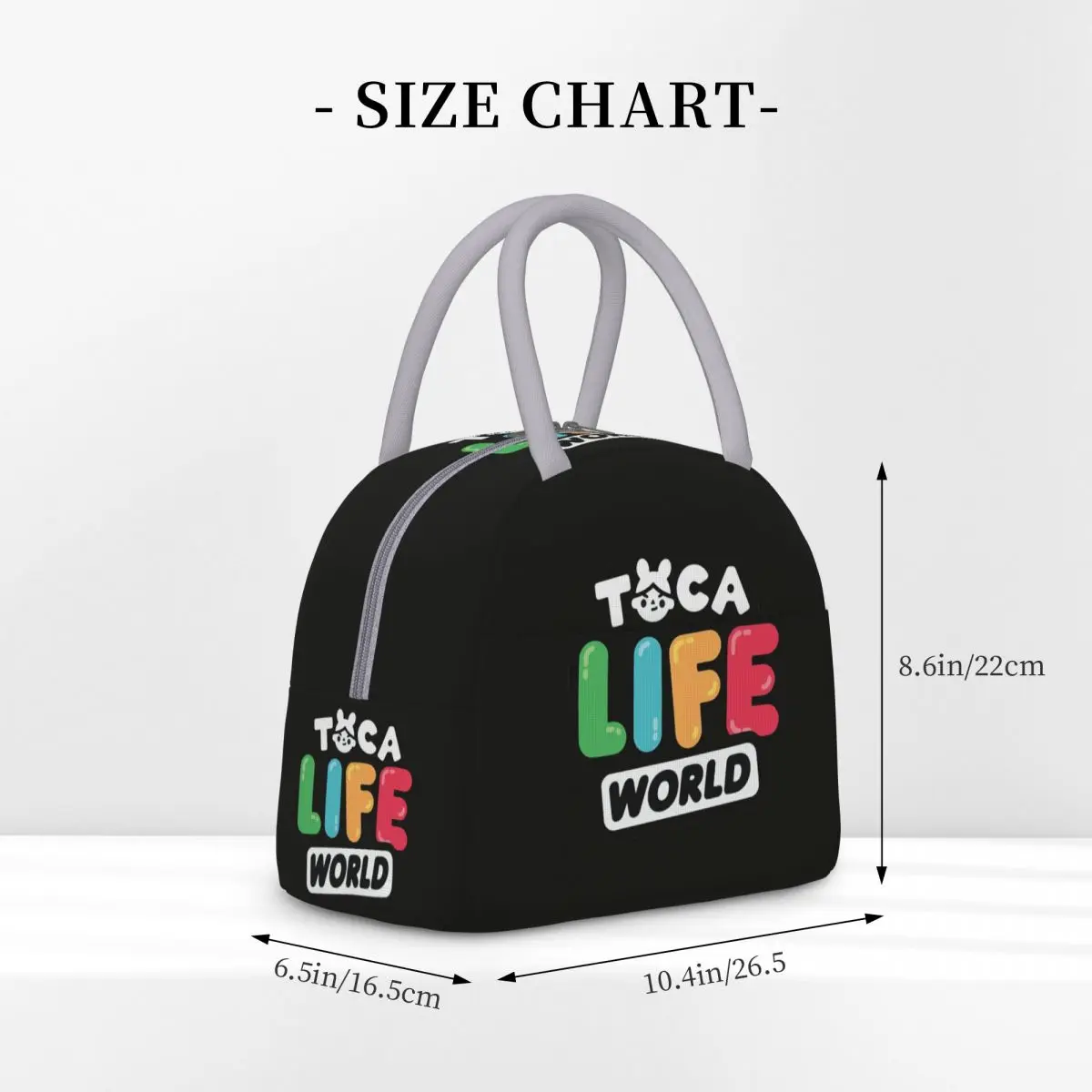 Toca Life World Game Toca Boca Insulated Lunch Bag Food Container Portable Thermal Cooler Lunch Boxes For Picnic