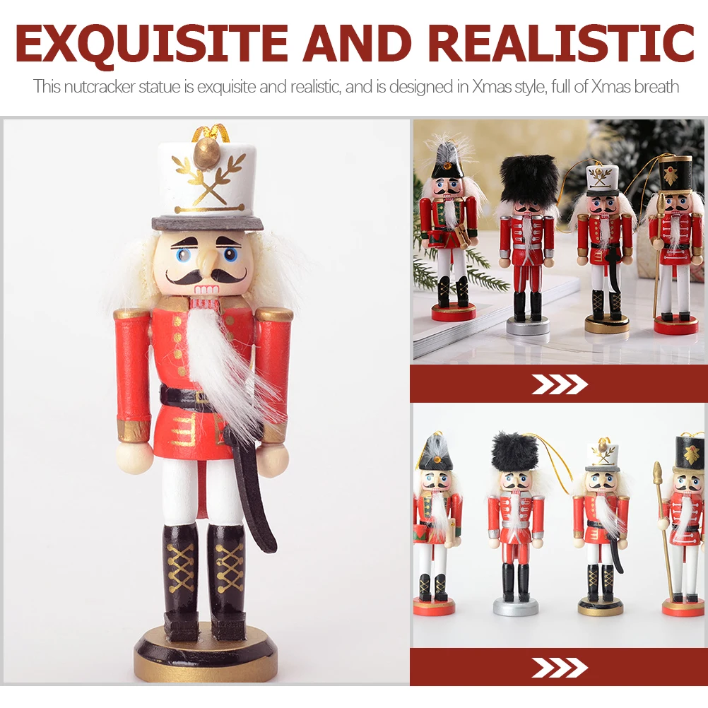 كسارة البندق زخرفة كسارات البندق الزخرفية هدية الجندي الديكور #3