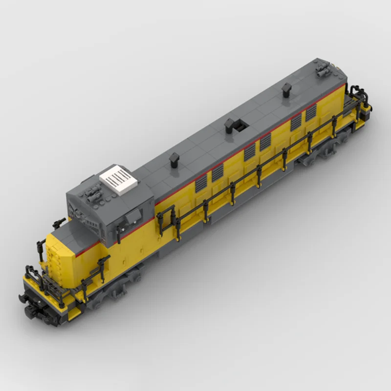 1002 Uds. MOC Union Pacific Genset tren modelo bloques de construcción arquitectura DIY regalos creativos de Navidad Idea juguete educativo