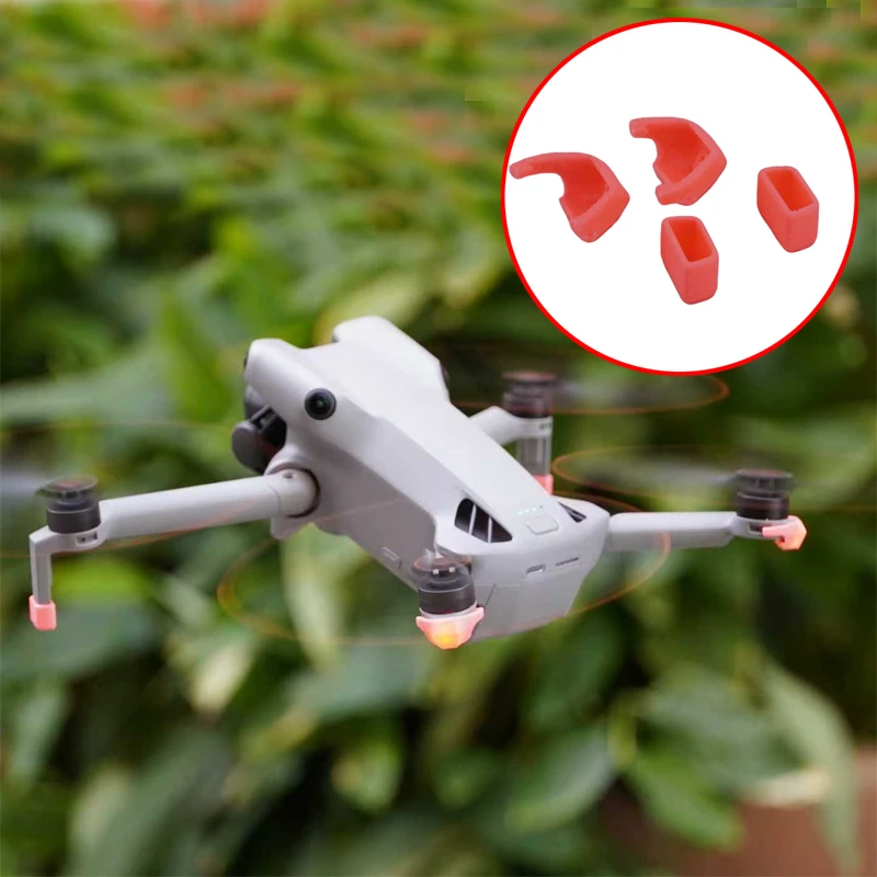 Housse de protection pour feu arrière, coussinet de pied, assemblage rapide, protecteur de train d'atterrissage, trépied, pièces Anti-usure pour Drone DJI MINI 5 PRO RC