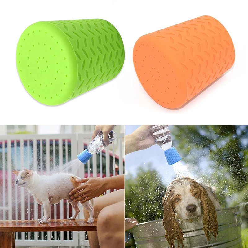 Pet Dog Shower Silicone Pet Shower Head Outdoor Cat Dogs Shower Cleaning Supplies Portable Pets Shower Pet Cleaning Supplies