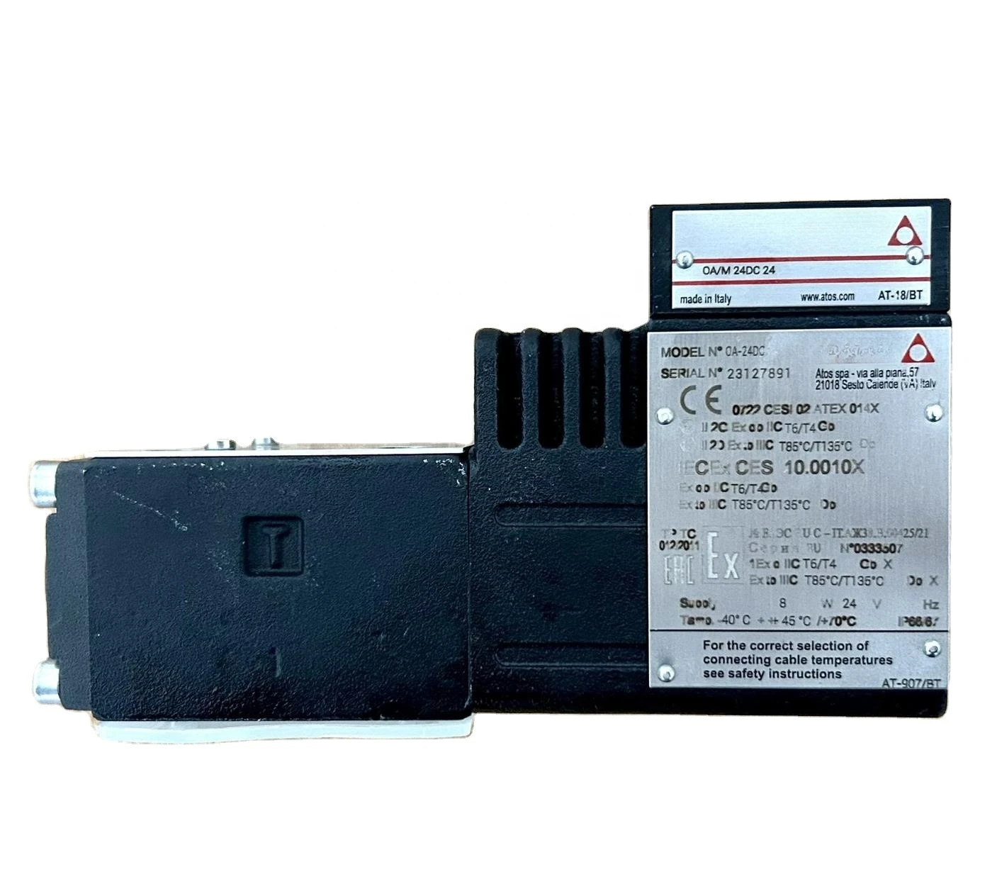 

DHA-0631/2/M 24DC 26 explosion-proof solenoid valve