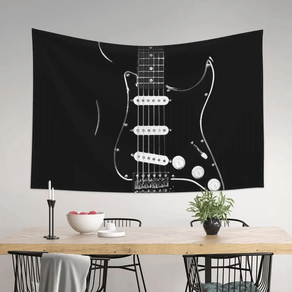 

black glowstrings Tapestry Korean Room Decor Home Decor Accessories Decoration Home Tapestry