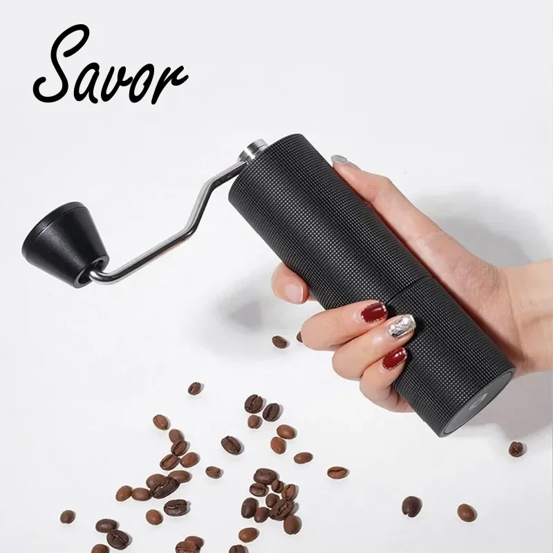 Hot Chestnut C3 Manual Coffee Grinder S2C Stainless Steel High Quality Portable Hand Grinder with Double Bearing Positioning