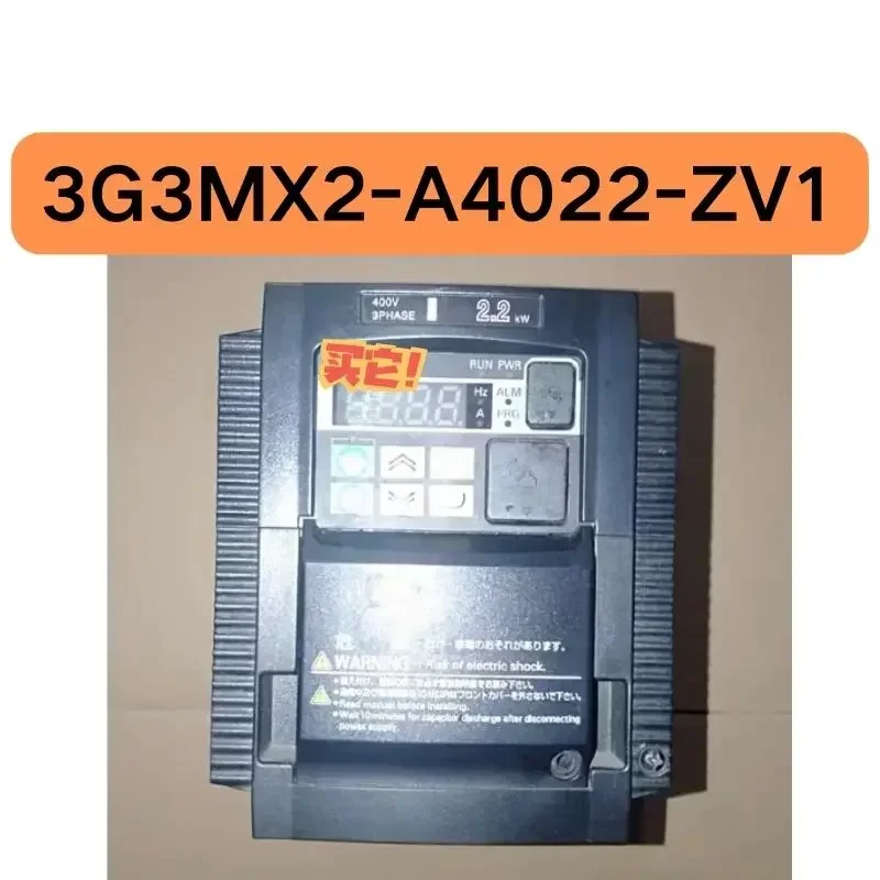 Used 3G3MX2-A4022-ZV1 inverter 2.2KW 380V tested OK, function intact