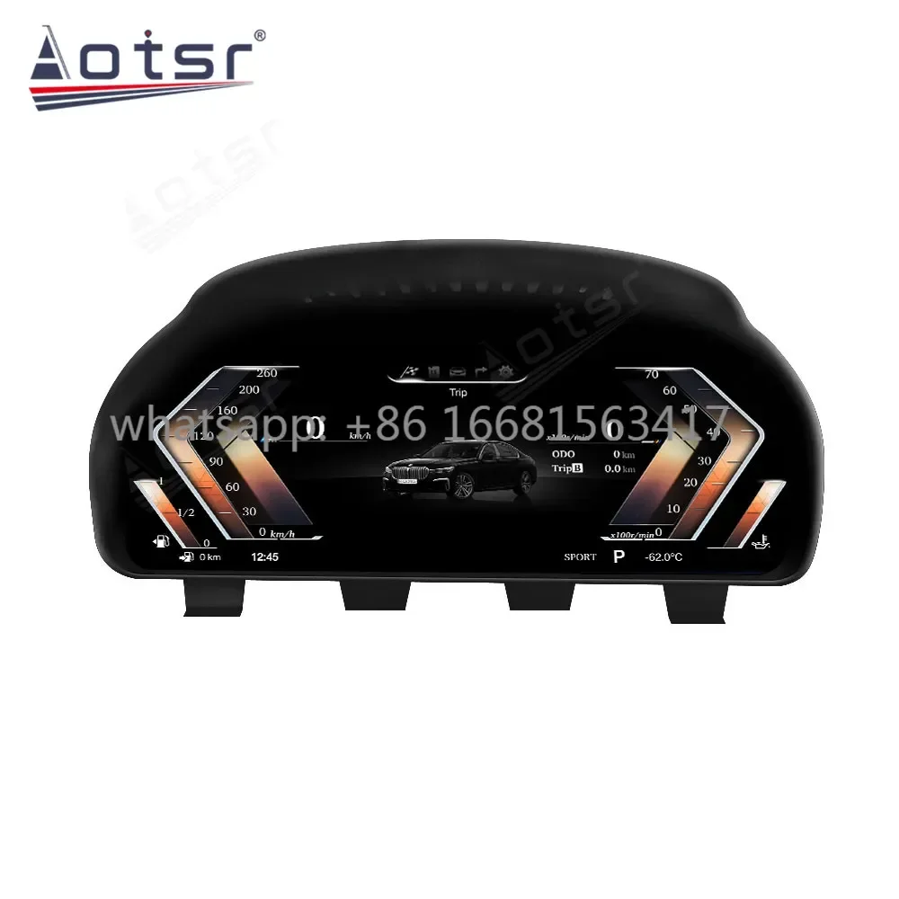 Car Digital Cluster Virtual Cockpit For BMW X5 F15 X6 F16 2009-2016 Multimedia GPS Navigation Dashboard Speed Meter Screen