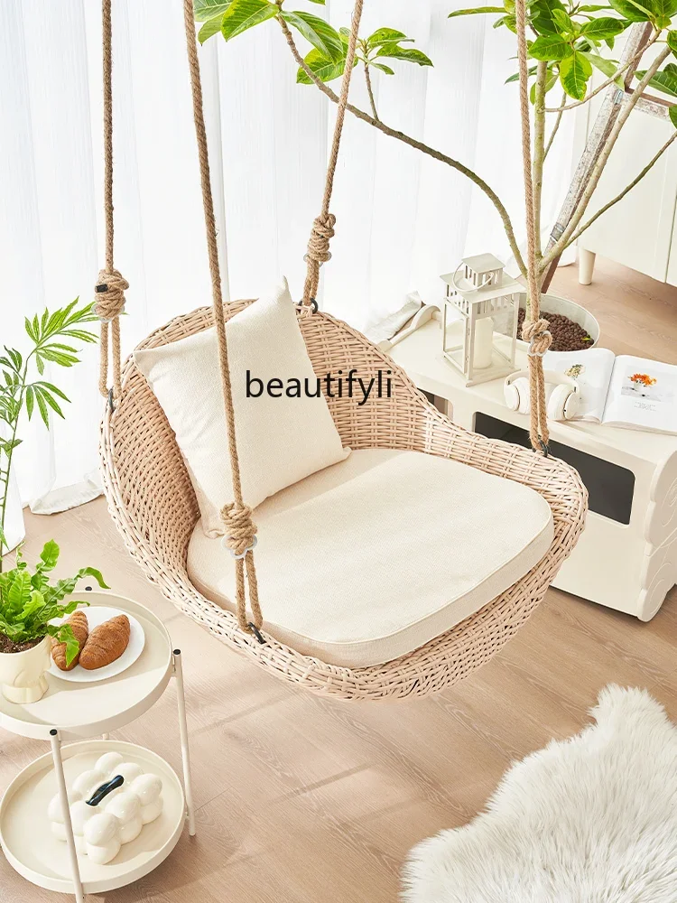 Hanging Basket Chair Indoor Swing Cradle  Rattan Chair Hanging Hammock Swing Hanging Chair