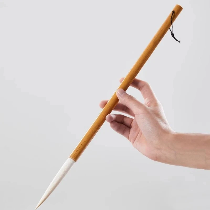 Long-pointed Woolen Hair Chinese Calligraphy Brush Set Professional Seal Running Script Writing Brush Hook Line Painting Brush