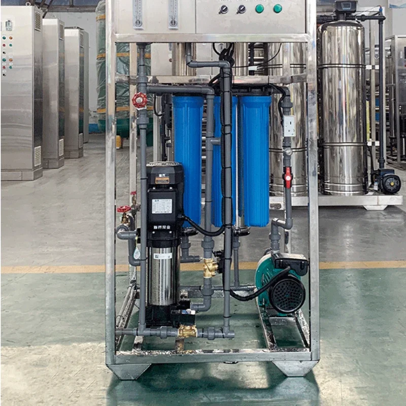 0.25 Ton Simple Reverse Osmosis Frame Machine Purifier Full-Automatic Water Purification Processor RO Filter