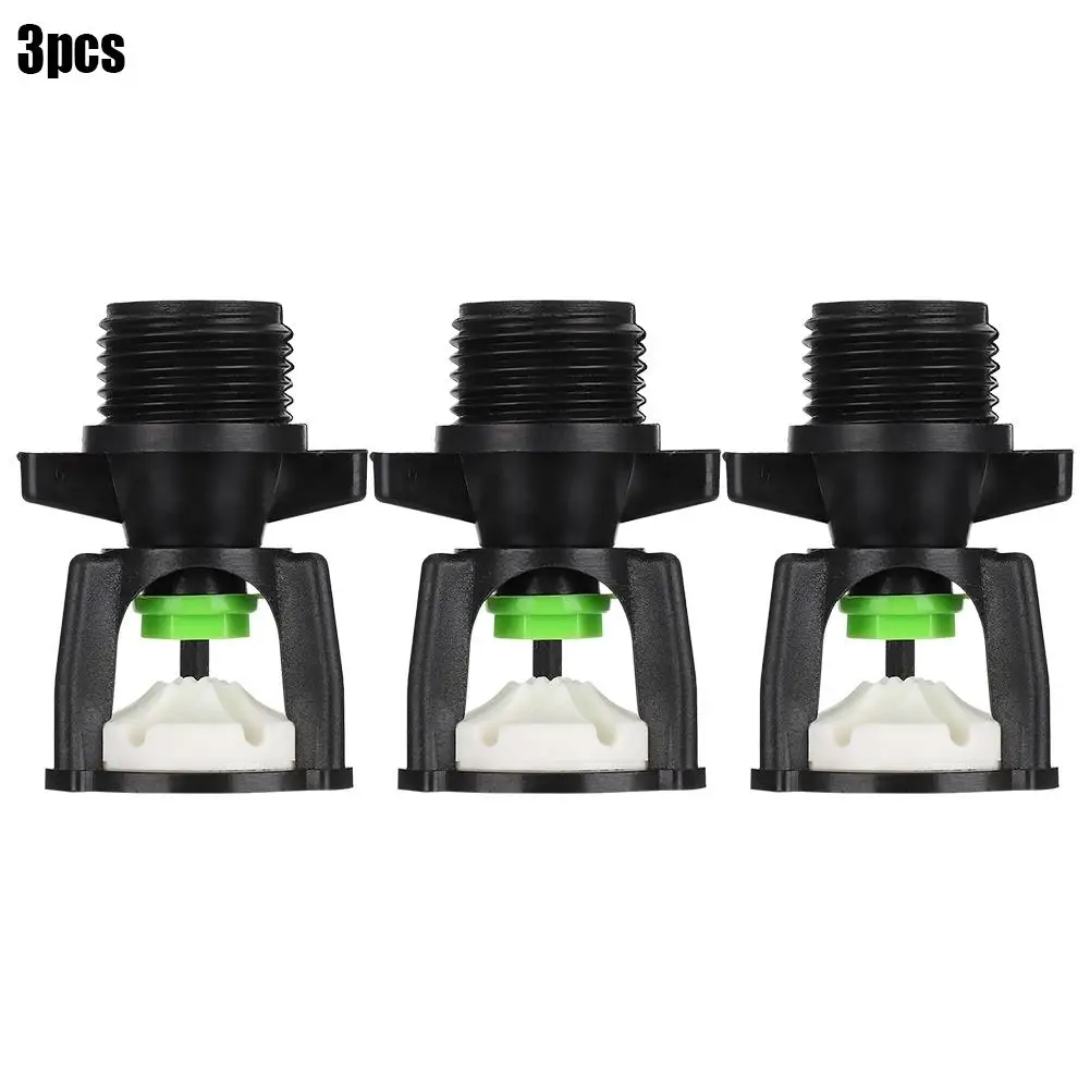 

Plastic Garden Irrigation Sprinkler 3-Piece 360 Rotating Spray Nozzle G1/2in DN15