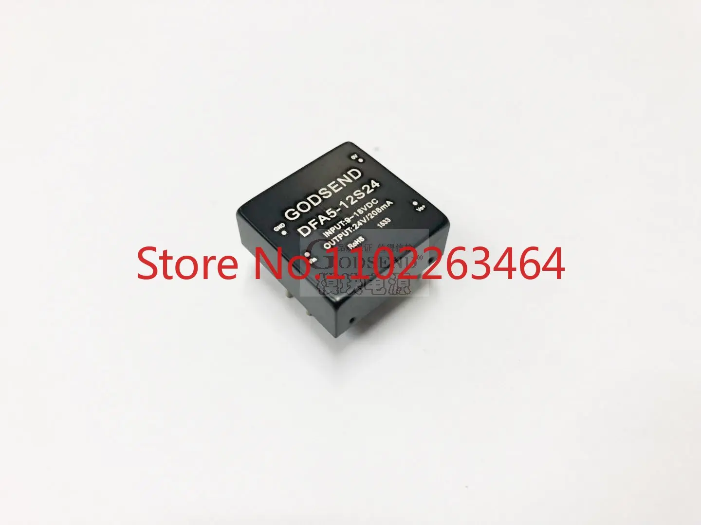 

DC-DC isolated power module DFA5-12S24 9-18V input 12V to 24V/208mA boost 5W