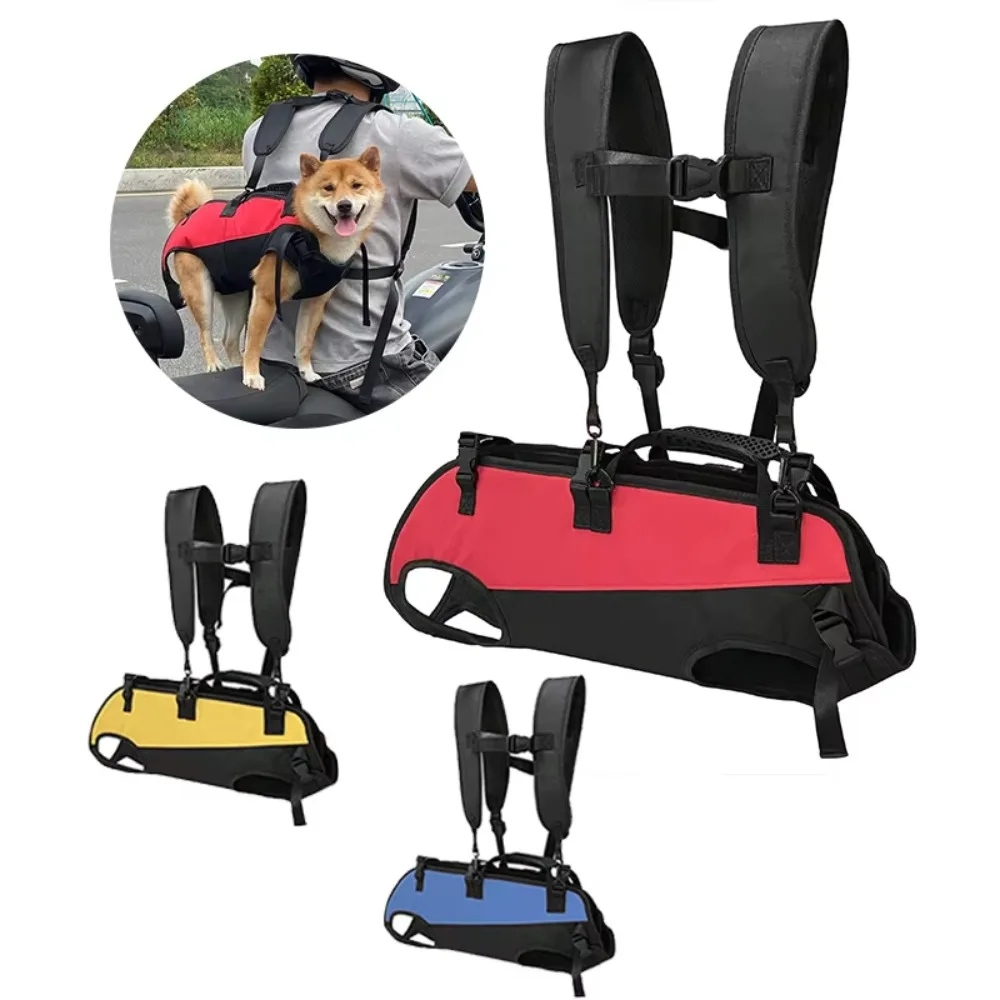 Cat Dog Bag Outing Double Hugging Backpack Puppy Outdoor Breathable Convenient Four Legs Carrying Bag Cycling Backpack Outdoor