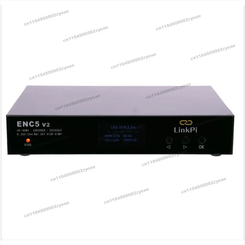 

For Link Pi ENC5-V2 5-port HDMI Encoder 4K Decoder 1080P NDI HX SRT RTMP RTSP Live Stream IPTV IPCam 4GB DRR4 Support