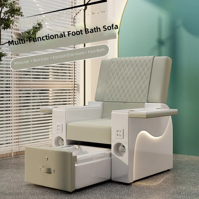 Electric Massage Manicure Sofa, Foot Spa Chair, Beauty Salon Pedicure Seat, Foot Soaking Sofa, Nail Shop Furniture