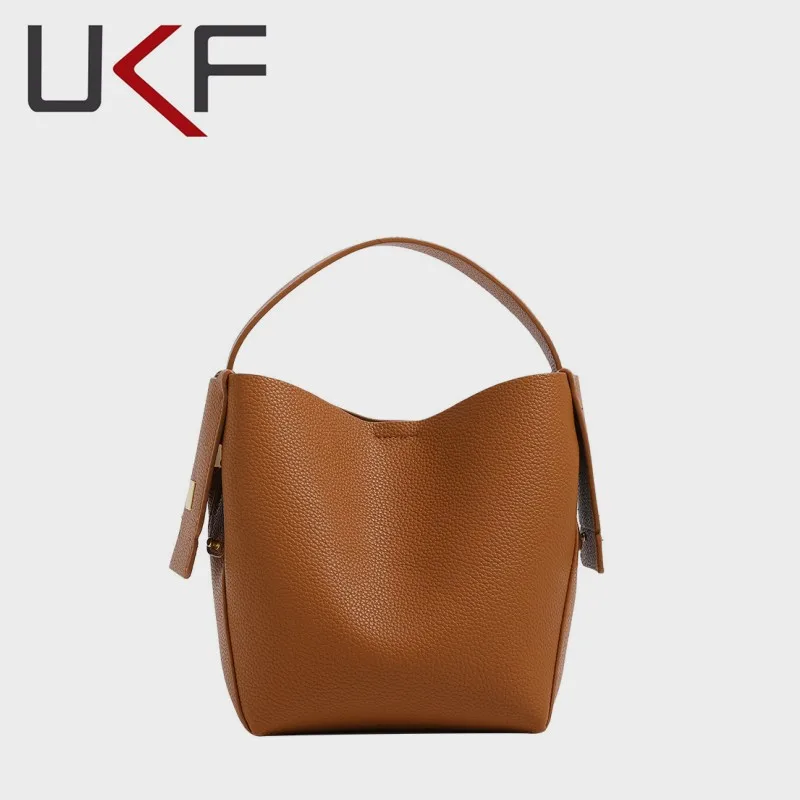 UKF Women Bucket Shoulder Side Bags for Women Designer Trend Small Crossbody Bag Handbags and Purses Bolas сумка женская bolsos