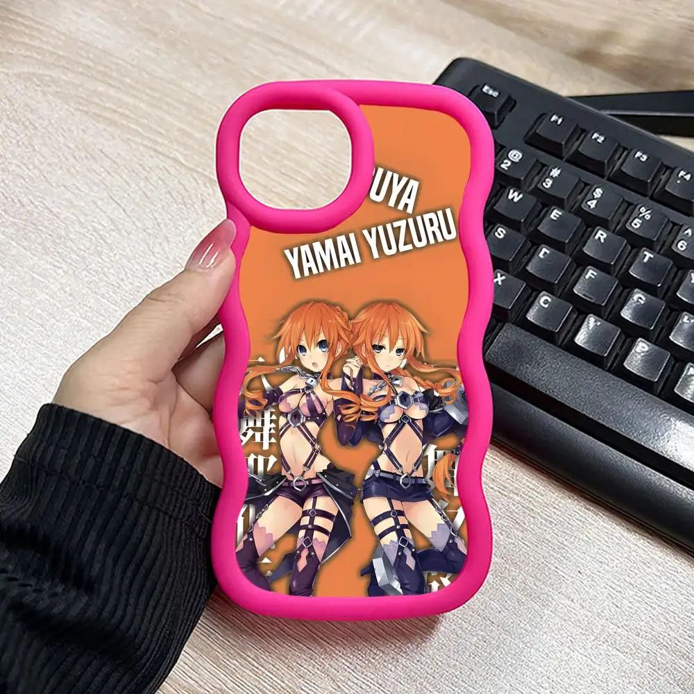 

Date a Live Yamai Yuzuru Wavy Edge TPU Mobile Phone Case for iPhone 17 16 15 14 13 12 11 Air Pro Max Plus Colorful Cover