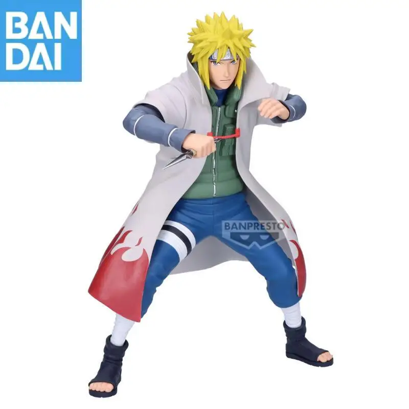 Genuíno Bandai Naruto Shippuden Grandista Uchiha Itachi Hatake Kakashi Namikaze Minato Uchiha Sasuke Naruto Uzumaki Figura Modelo