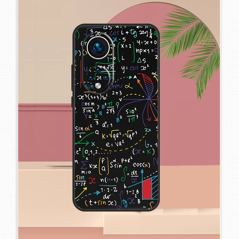 حافظة صيغة الرياضيات لعلوم الفيزياء لهاتف Honor Magic 400 Lite 200 5 6 7 Pro Honor X9c X9b X9a X8b X8a X8 X9 50 70 90