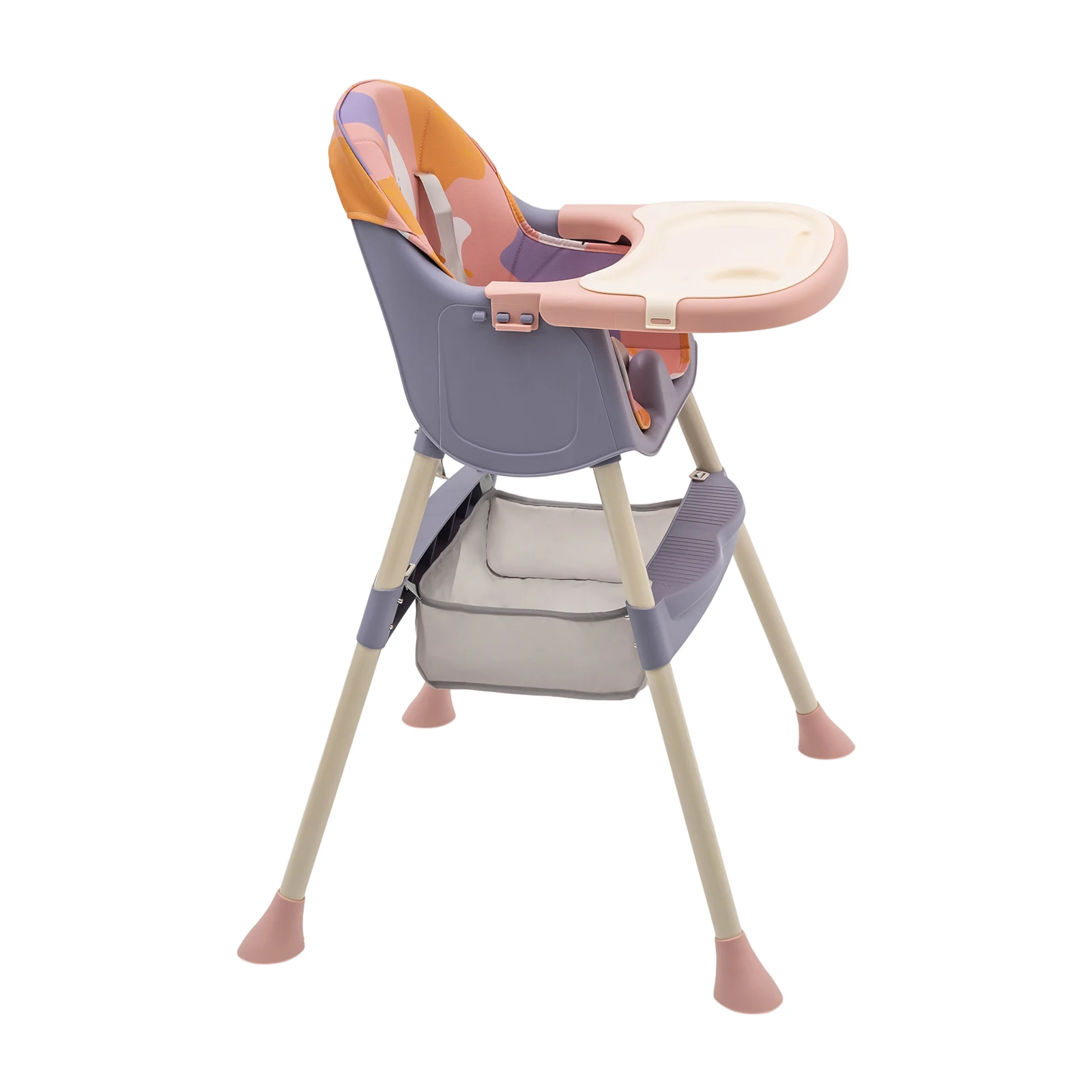 Kleinkind-Esstisch-Booster-Sitz, nordischer Baby-Hochstuhl, 92 cm, Kleinkind-Fütterungssitz mit 70 kg Tragkraft und verstellbarer Ablage, Baby-Esszimmerstühle für 6-36 Monate