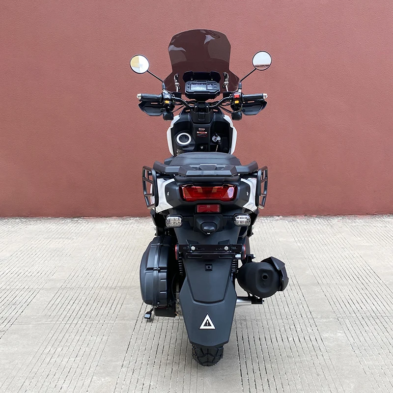 OEM Factory TANK150CC&200CC Aircooled Engine Front Rear Disc With Motorcycle Accessories 13inch Tyre Bumper Windshield on Road 6