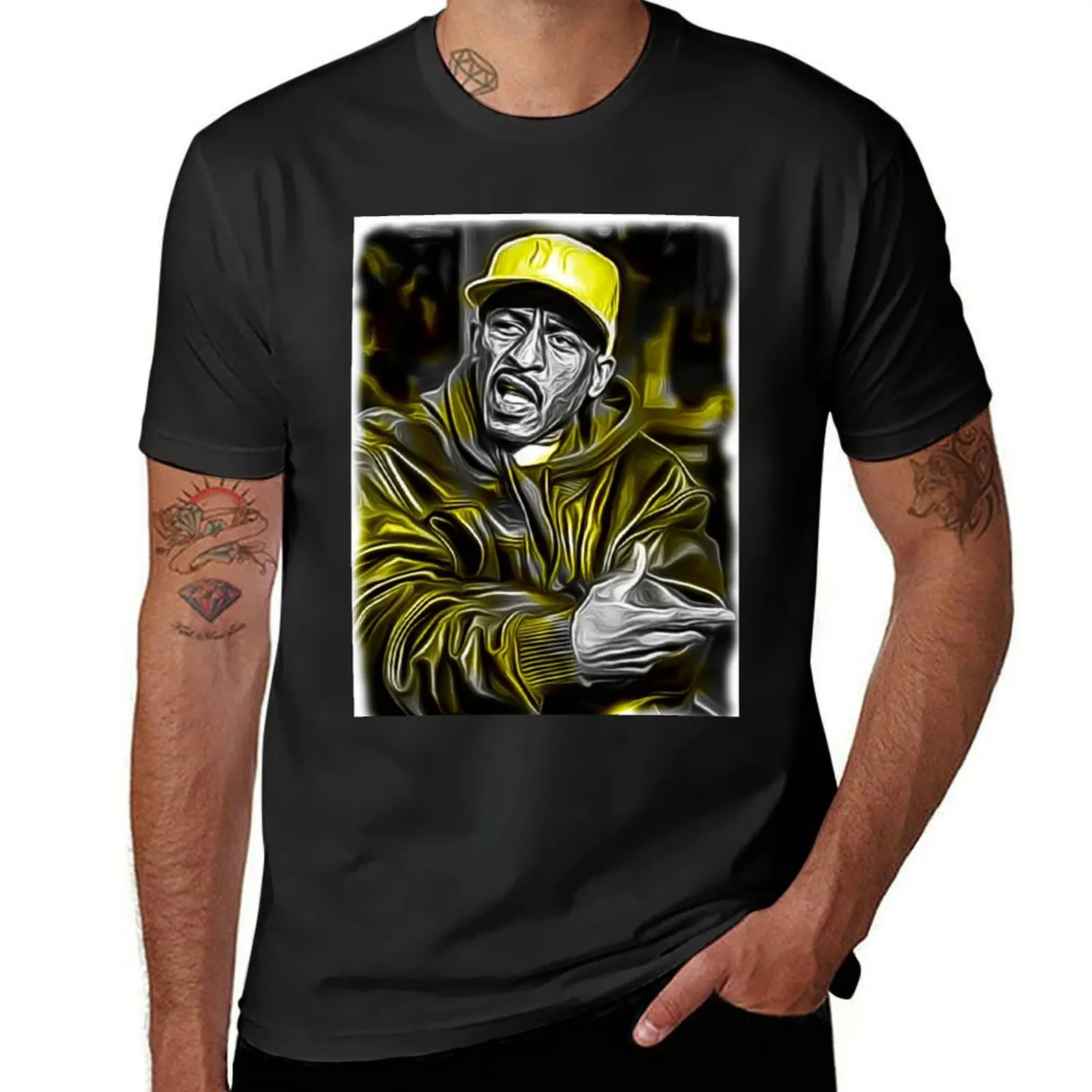 rakim print T-Shirt customizeds customs Aesthetic clothing mens tall t shirts