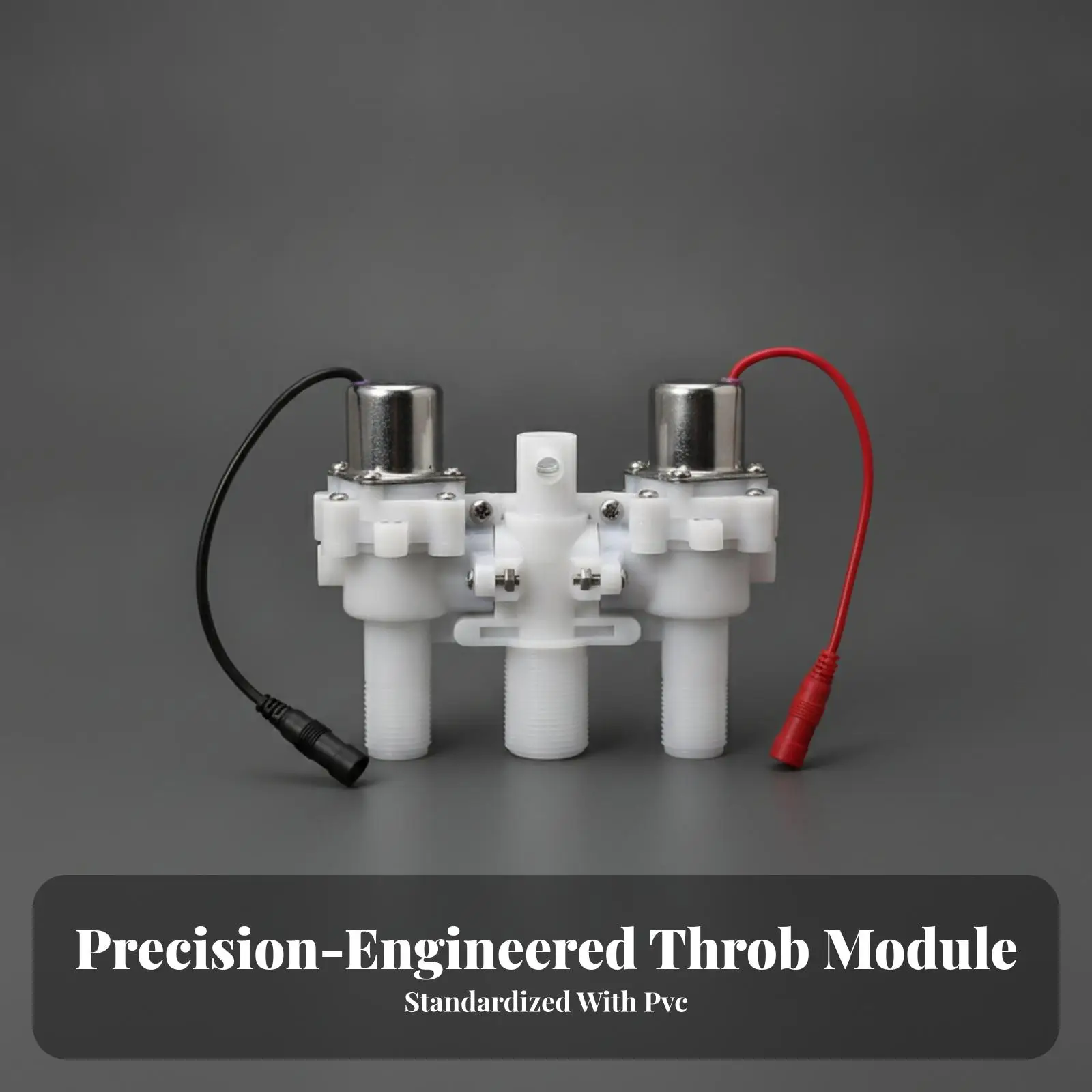 PVC Toilet Pulse Valve Intermittent Solenoid Diverter Compact Structure for Standard Flush Units