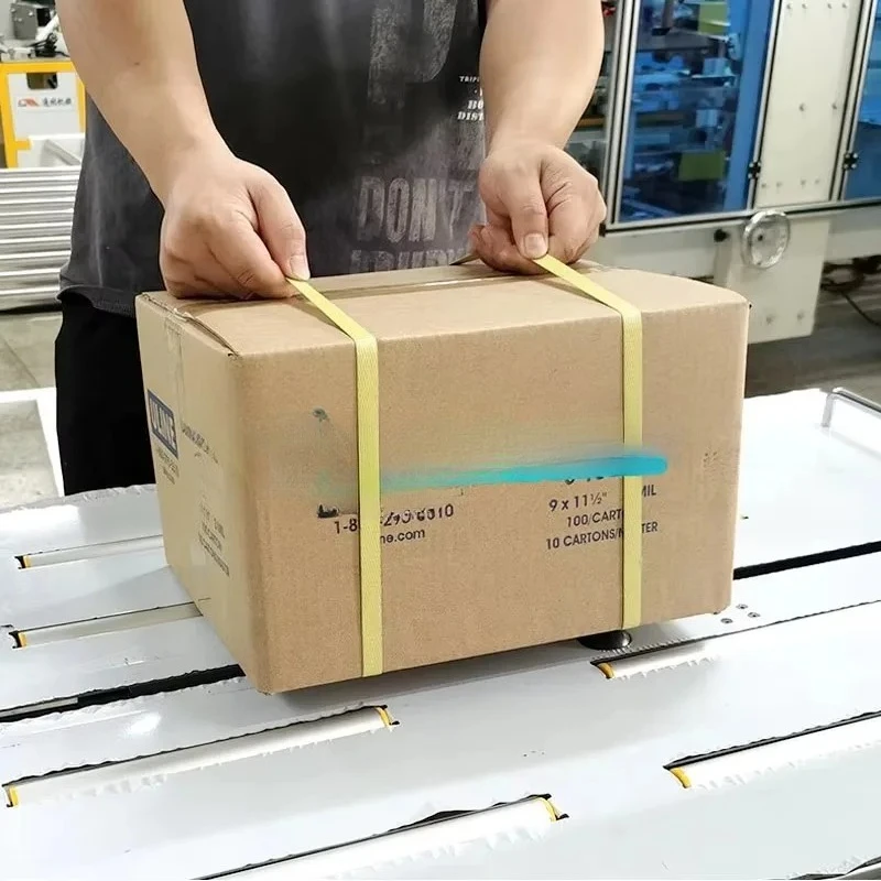 High Quality Fully Auto Strapping Machine Carton Packing Tool Fast Tension Strong Sealing For Commercial Warehouse Logistics Use