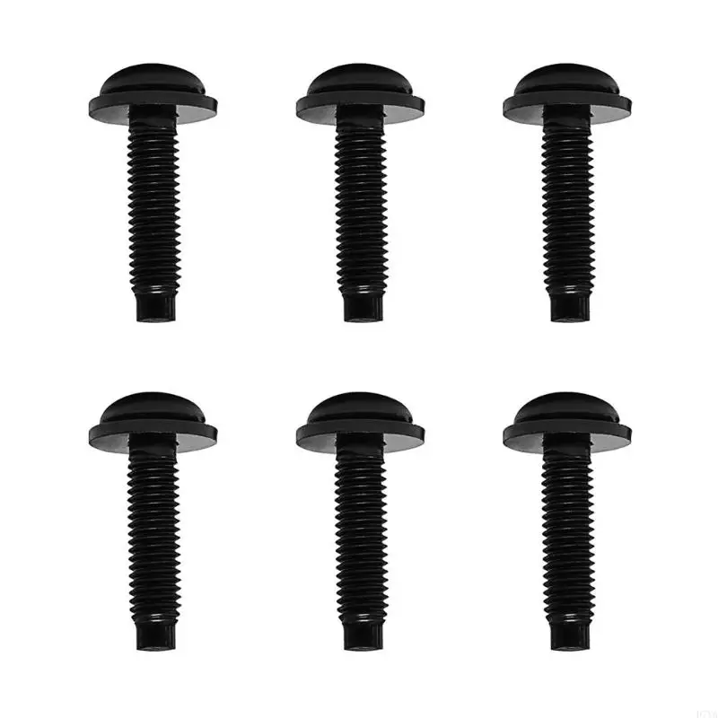 Pack Of 6 Fasteners For Vehicle Windshield Frame Built With Carbon Steel Construction D7YA