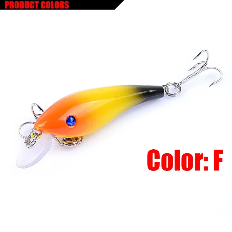 1 Pc Crank Floating Fishing Lure 5.8cm 4.5g Artificial Hard Bait Wobblers Crankbait Minnows Lures Pike Pesca Fishing Tackle