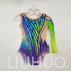 LIUHUO Rhythmic Gymnastics Leotard Competitive Cheerleading Performance For Children BD9981