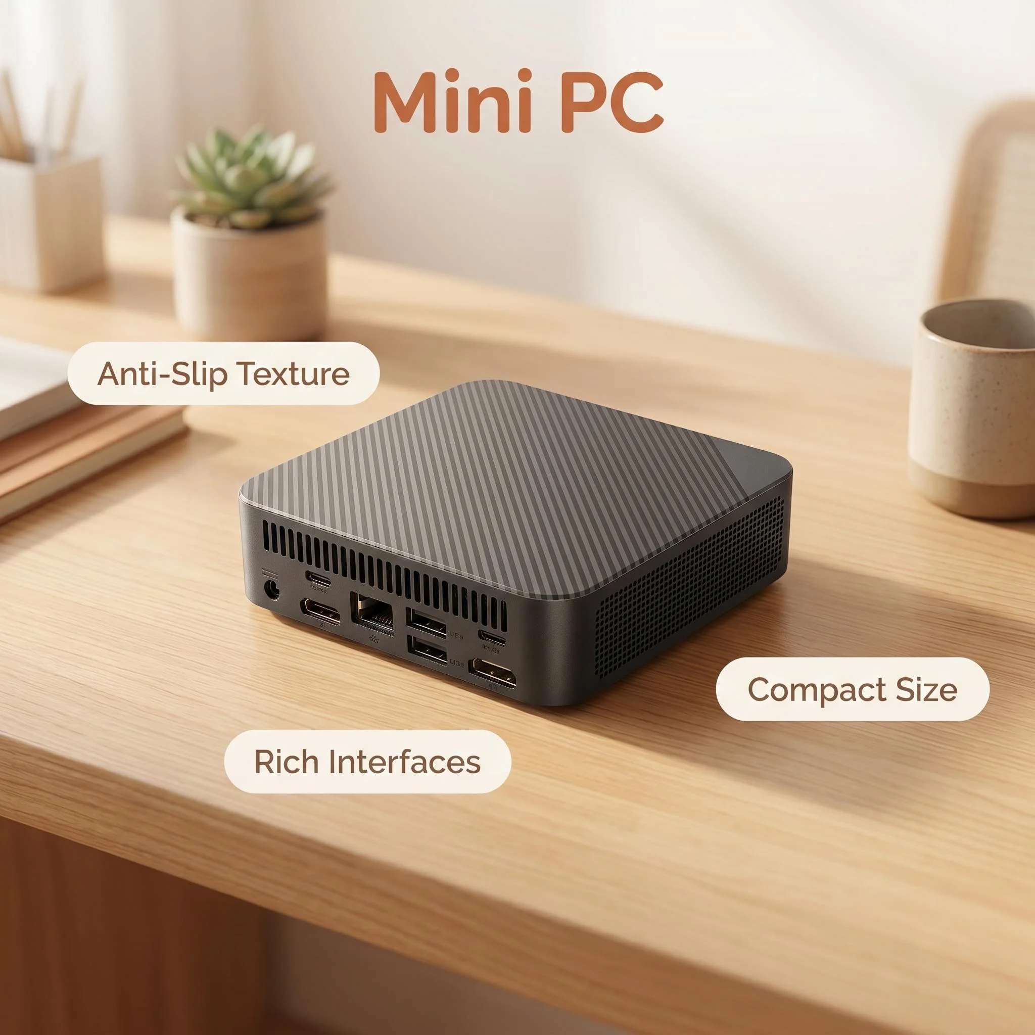 Intel i3 6006U Micro Mini Host 16GB DDR4 512GB M.2 NVMe SSD Triple 4K Video WiFi6 BT5.2 Silent Office Desktop Pro Computer