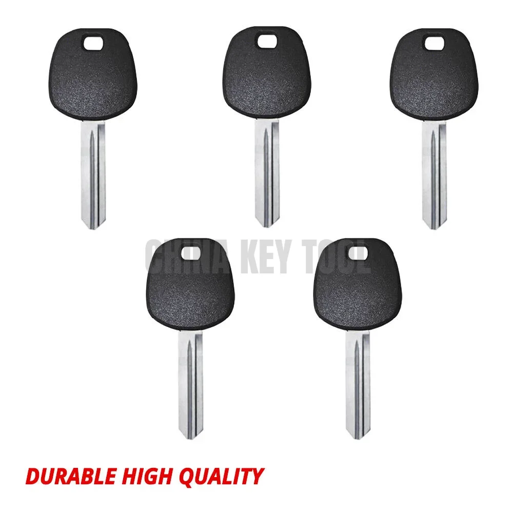 Substituição Transponder Shell Chave, Toyota TOY47, Suporte Chip, Novo, 5 pcs