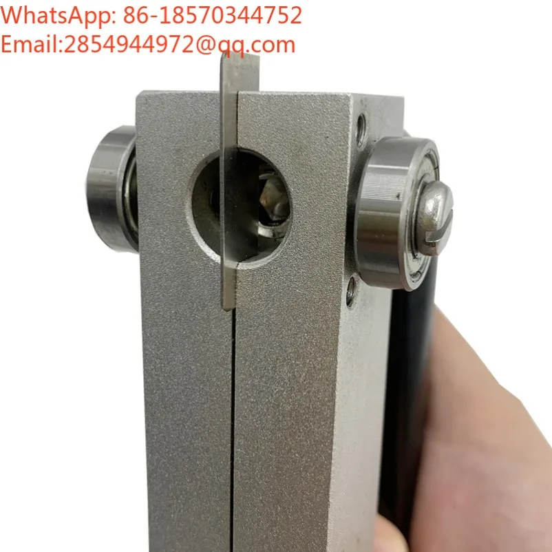 2026    PVC Sports Floor Manual Bidirectional Groover Flooring Construction Tool Guide Wheel U‑shape Slotting Cutter