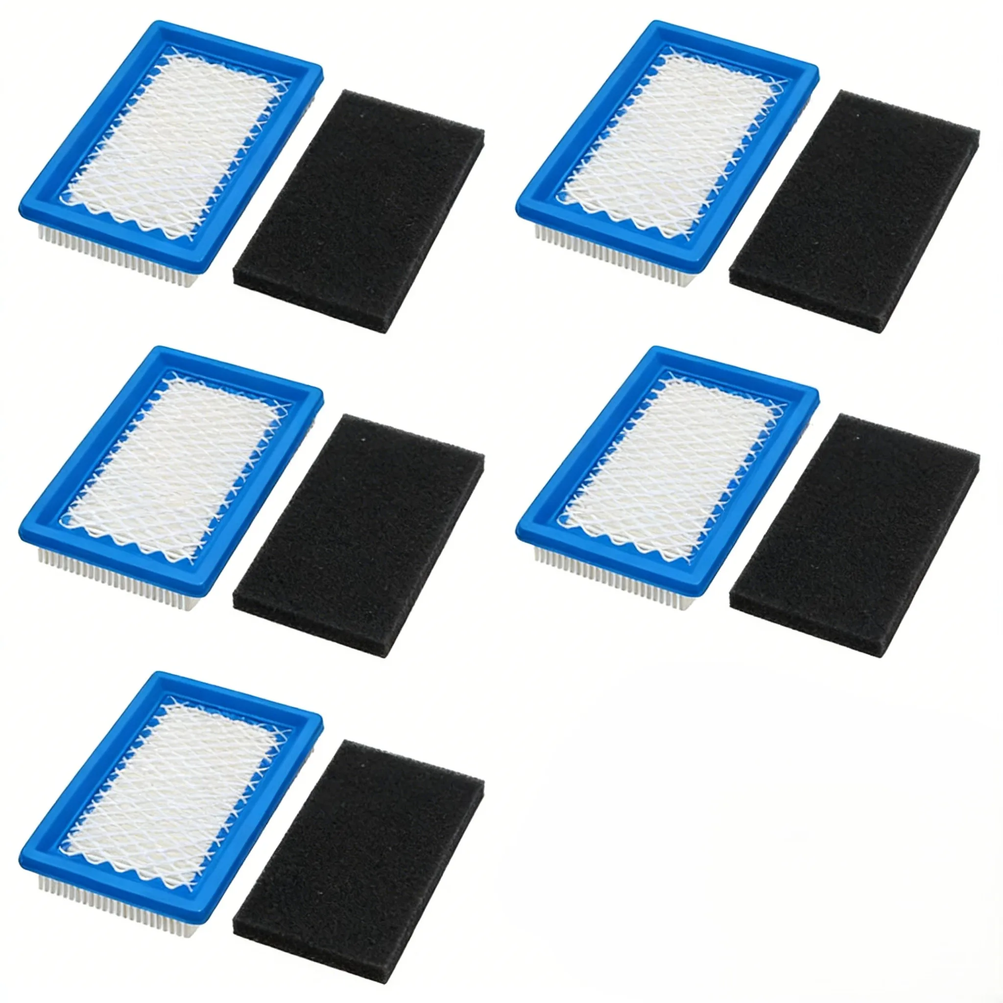 5-Pack Lawn Mowers Air Filters & Pre-Filters Compatible For Honda GXV140 HR215 HRM215 Engines Garden Tools Accessories