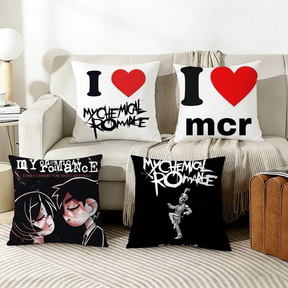 

M-My C-Chemical R-Romance-S Band Pillow Cover Sofa Cushion Cover Home Room Decoration Children Gift