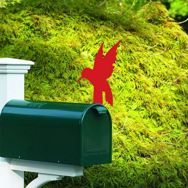 Bandiera della cassetta postale per piccione vettore in acrilico rosso mattone per cassette postali decorazioni da giardino insegne per cassette postali per il parcheggio del portico del parco