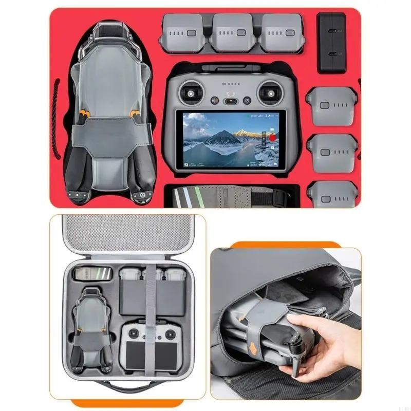 E0BB MultiFunctional Propellers Holder Guard Propeller Fixing Straps for Air 3S Drones Enhances Safety During Transit