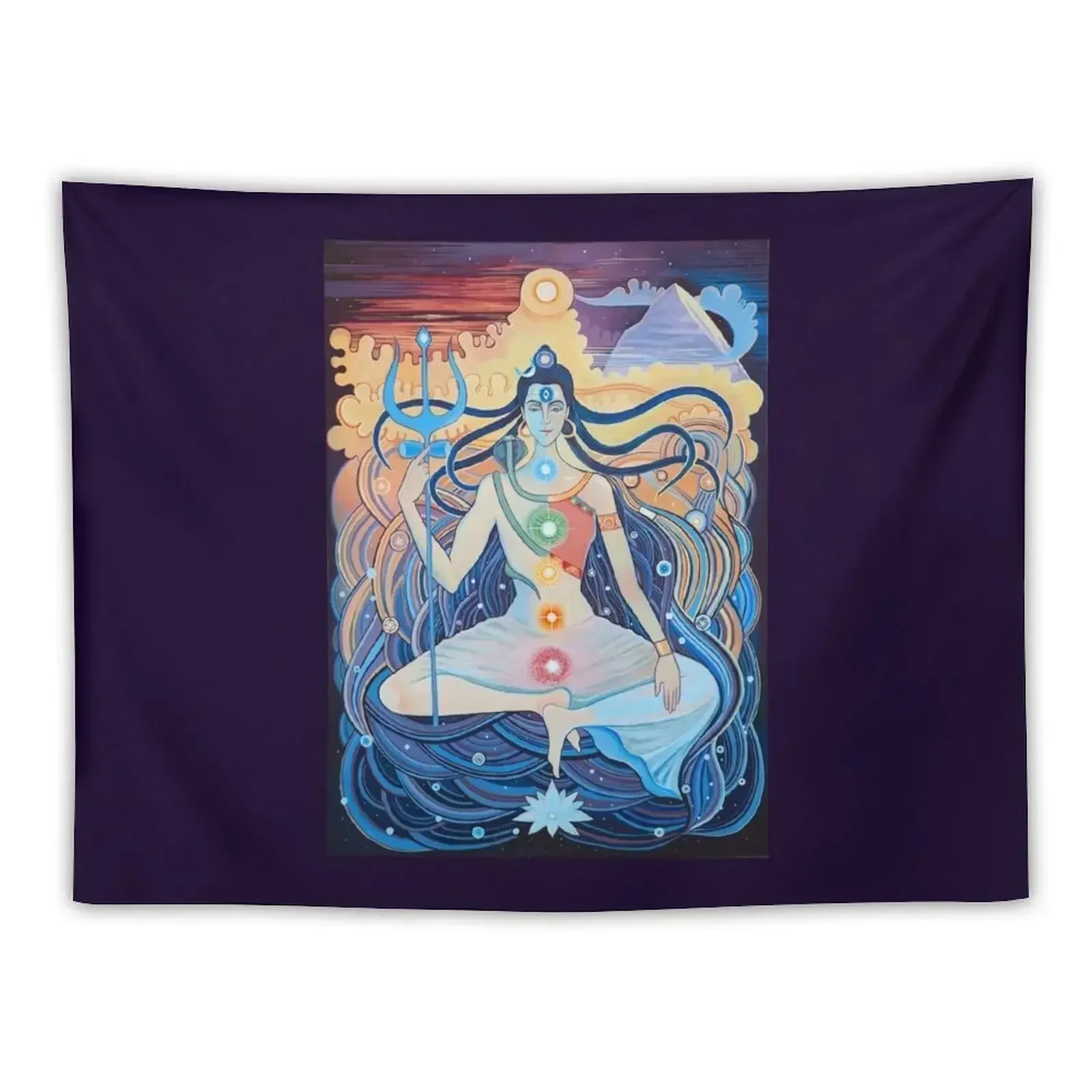 

Shiva and Shakti. Man and woman. Tapestry Hanging Wall Decoration Home Tapestry